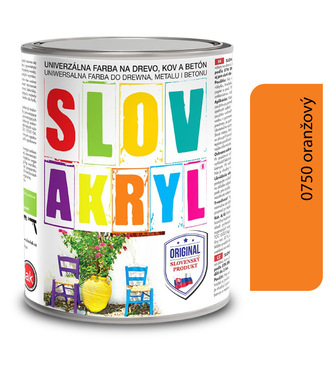 Slovakryl 0750 - oranžový 2,5kg