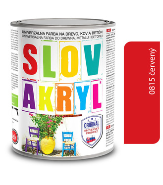 Slovakryl 0815 - červený 2,5kg
