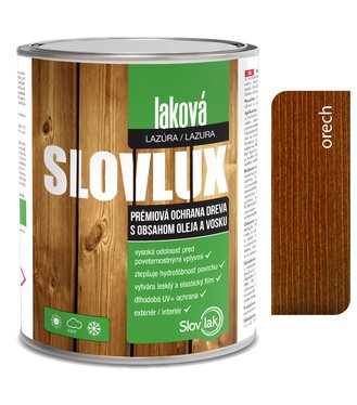 Slovlux Laková lazúra 0021 Orech 0,7l