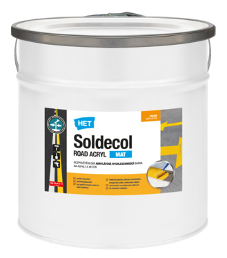 Soldecol Road Acryl M žltá 20L - cestárska farba