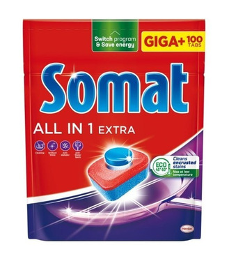 Somat All in 1 Extra tablety do umývačky riadu 100ks