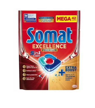 Somat MEGA 5in1 Premium caps 42ks