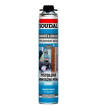 SOUDAL PU Pena montážna zimná pištolová 750ml