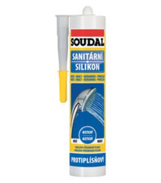Soudal Sanitárny silikón biely 280ml