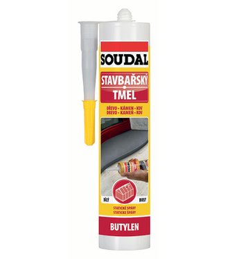 SOUDAL Stavbársky tmel biely 280ml