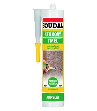 SOUDAL Štukatérsky tmel biely 280ml