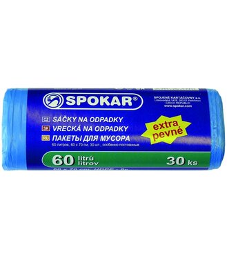 Spokar Sáčky do koša zaťahovacie extra pevné 60l 30ks
