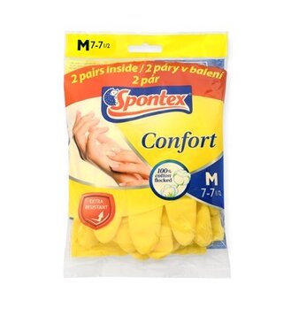 Spontex Rukavice Confort M 2 páry