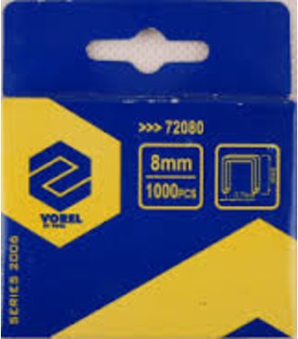 Spony do sponkovacej pištole 1000ks, hrúbka spony 0,7mm, dĺžka/L 6mm