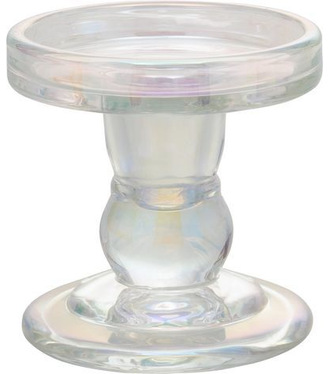 Stojan na sviečku MagicHome Vianoce sklo 8,5x8,3cm