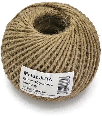 Strend Pro Motúz Juta Natural 140g 60m 2.3mm BallPack