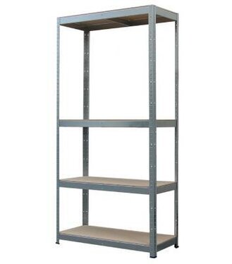 Strend Pro Regál Racks kovový MDF 4 police 700x300x1500 mm max. 150 kg/polica