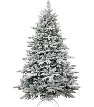 Stromček MagicHome Vianoce Frosty, zasnežený, 3D+2D, extra hustý, 150cm