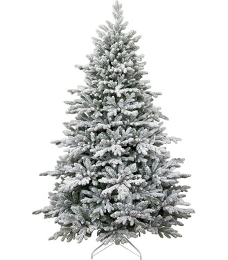 Stromček MagicHome Vianoce Frosty, zasnežený, 3D+2D, extra hustý, 180cm