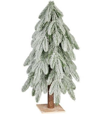Stromček MagicHome Vianoce, zasnežený, 25x25x60cm