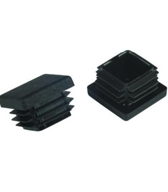 Stvorhranný klzák 30x30 BL-11 čierny