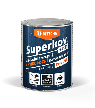 Superkov satin tm. hnedý RAL8017 0.8kg