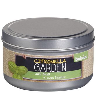 Sviečka bolsius Jar Citronella, bazalka