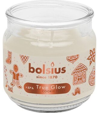 Sviečka Bolsius Large Jar Cookie Fever vonná béžová 100x98mm v skle