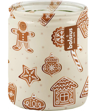 Sviečka Bolsius Starlight Perník v skle 23hod 68x82mm
