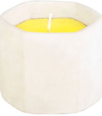 Sviečka Citronella, cement, 85 g, repelentná, 90x75 mm