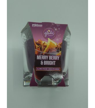 Sviečka vonná v skle Glade W20 Merry Berry & Bright