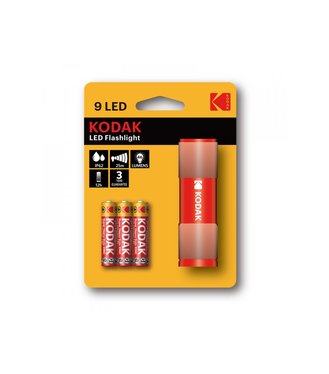 Svietidlo Kodak 9Led red