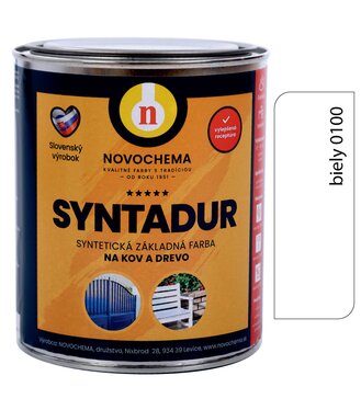 Syntadur S2000 0100 biela - základná syntetická farba 0,9kg