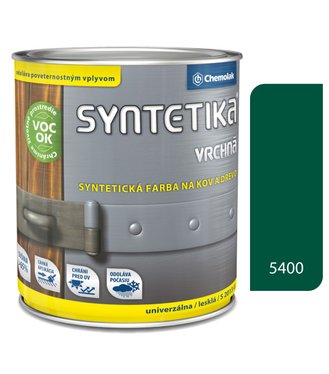 Syntetika S2013U 5400 tmavozelená 2,5l - vrchná farba lesklá