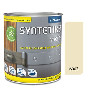 Syntetika S2013U 6003 slonová kosť 0,6l - vrchná farba lesklá