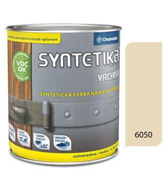 Syntetika S2013U 6050 krémová svetlá 0,6l - vrchná farba lesklá