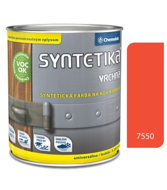 Syntetika S2013U 7550 oranžová 0,6l - vrchná farba lesklá