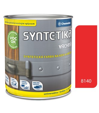 Syntetika S2013U 8140 rumelková červená 2,5l - vrchná farba lesklá