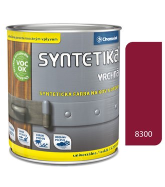 Syntetika S2013U 8300 červená višňová - vrchná farba lesklá 2,5l