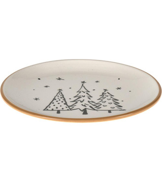Tanier vianočný 20,4cm dolomit