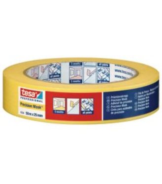 Tesa 4334 Precision Mask 30mm/50m - špičková papierová maskovacia páska na presné a ploché okraje