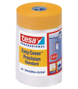 Tesa 4402 Easy cover Fólia zakrývacia s páskou 33mx0.55m transparentná
