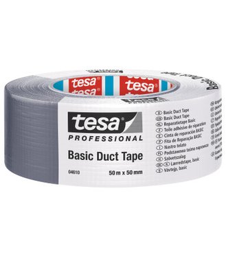 Tesa 4610 Páska matná strieborná basic duct 50m/50mm