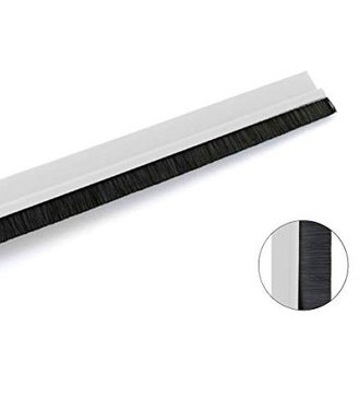 Tesniaca PVC lišta s kefkou biela 100cm