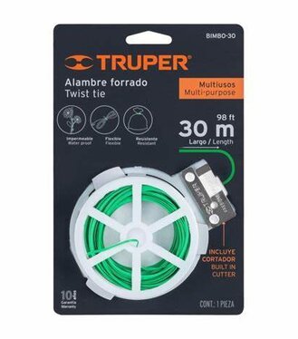 Truper Motúz viazací zelený vodotesný 30m plastový bubon