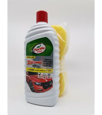 Turtle Wax, Akčný balík Zip Wax1l + Jumbo - Autošampón s voskom + špongia