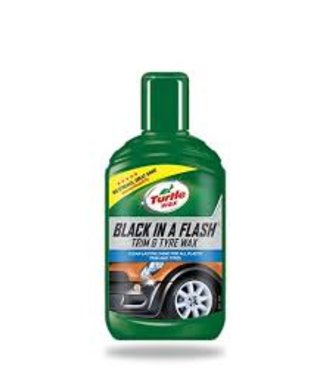 Turtle Wax, Black In a Flash Gél - plastové povrchy a pneumatiky 300ml