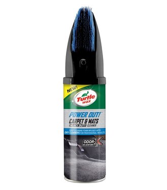 Turtle Wax, Power Out Carpet & Mats, Čistiaca pena pre silne znečistené koberce a rohože s kefou 400ml