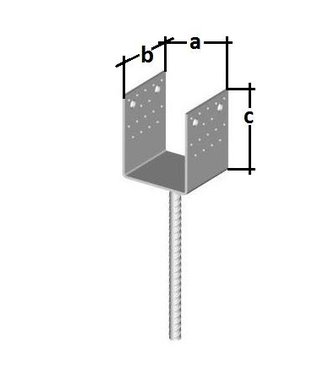 U na roxore široké, a=150mm