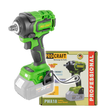 Uťahovák Aku rázový Procraft PWA18 (bez akumulátora a nabíjačky)