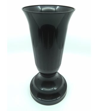 Váza Petra čierna 22cm,náhrobná záťažová
