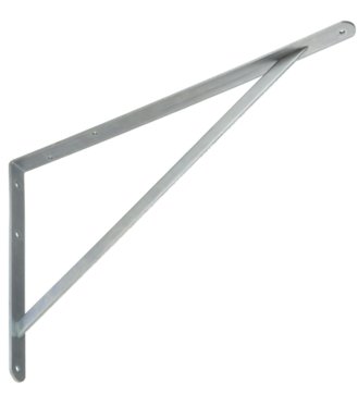 Velano Konzola WSWP450 spevnená vzperou 250x400mm zink