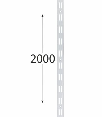 Velano WLD Konzola dvojitá lišta nosná 2000mm biela