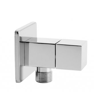 Ventil rohový keramický s krytkou a kovovou pákou 1/2x3/8 CF3013/10