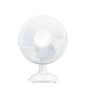 Ventilátor stolný 23cm 22W ,biely